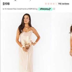 Show me your mumu satin dress